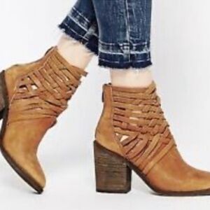 Free People Hybrid Terracotta Ankle Boots  41 10 US
